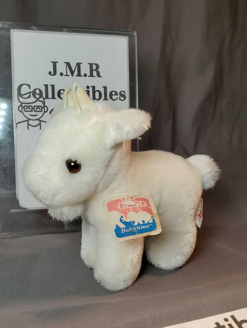 1983 GUND baby time goat plush